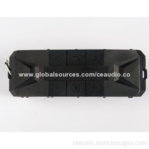 NFC Portable Bluetooth Speaker with Line-in Jack, Hook, Anti-splash, Waterproof, Outdoor